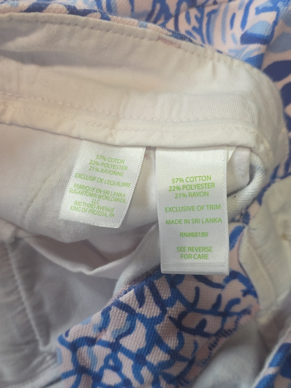 Lilly Pulitzer Women's Jayne Calla Lilly Pink High Tides Good Vibes Shorts 12 - Picture 3 of 8